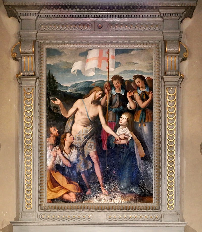 Cristo risorto tra santi - San Cristofano a Novoli (Florence)